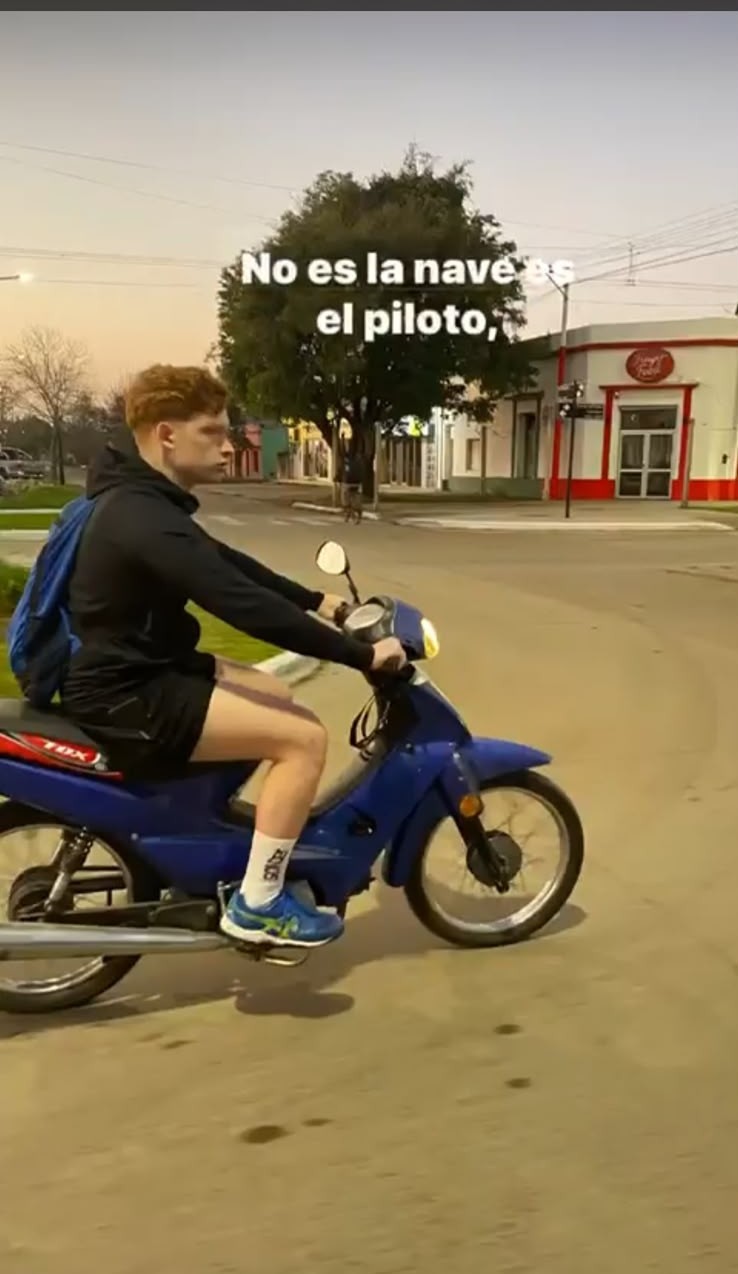Matías arrancando su camino emprendiendo